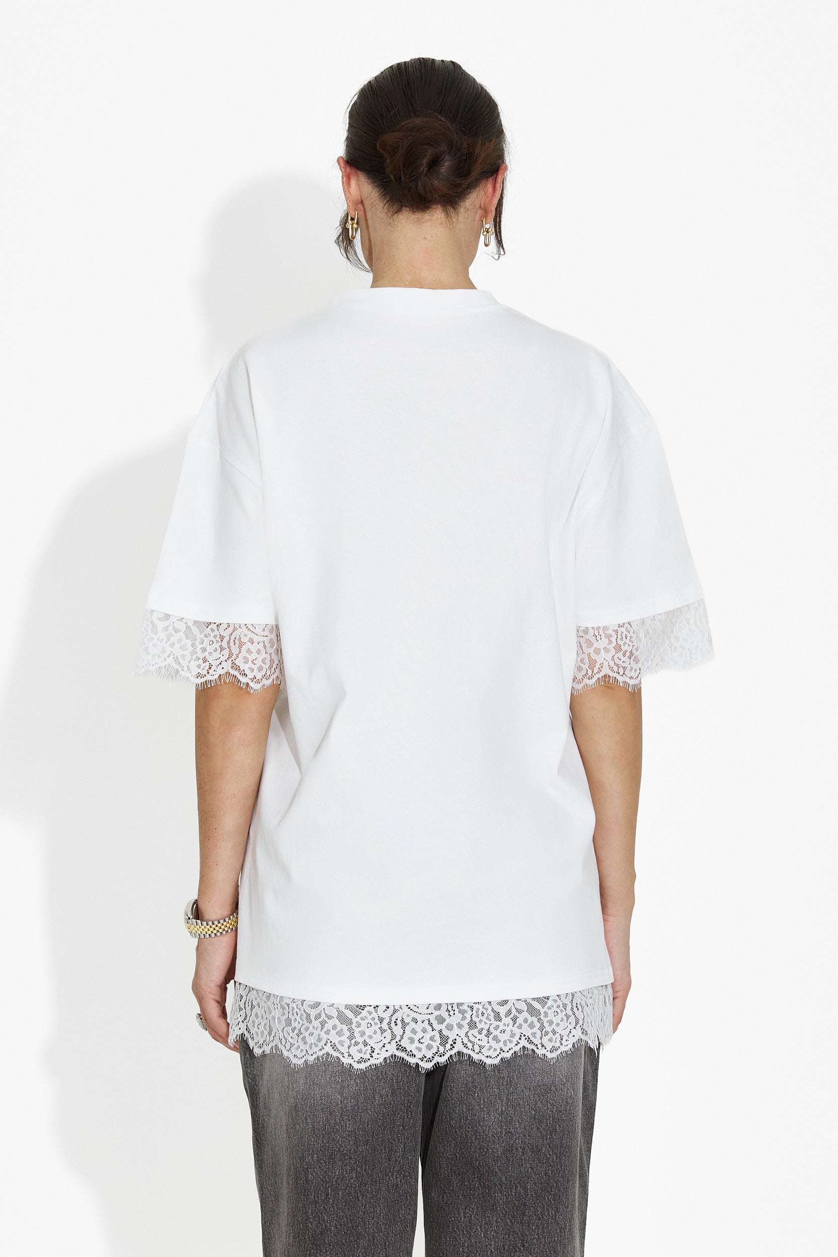 Women's casual white t-shirt Wilda Bogas