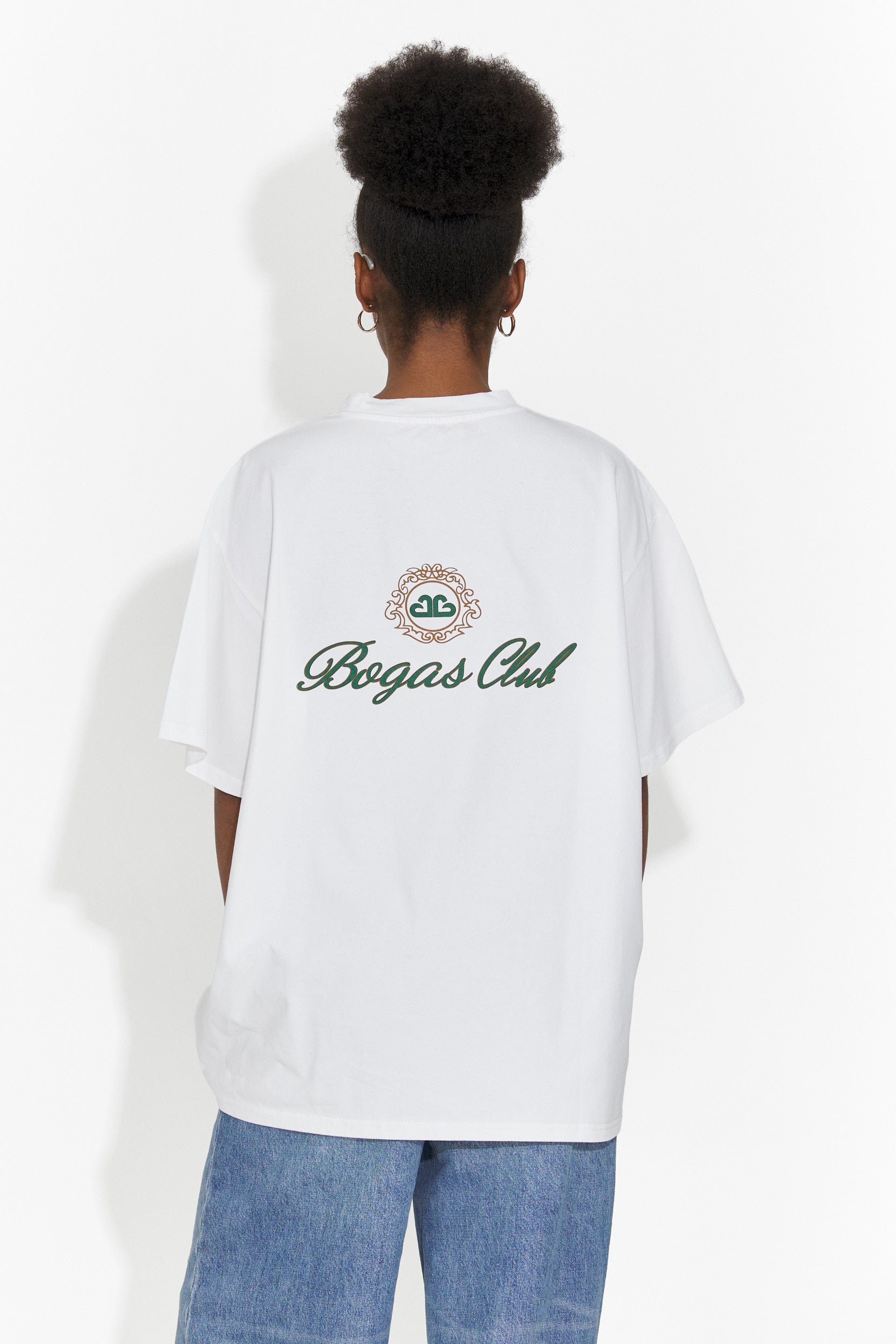 Camiseta casual blanca para mujer Cristelia Bogas