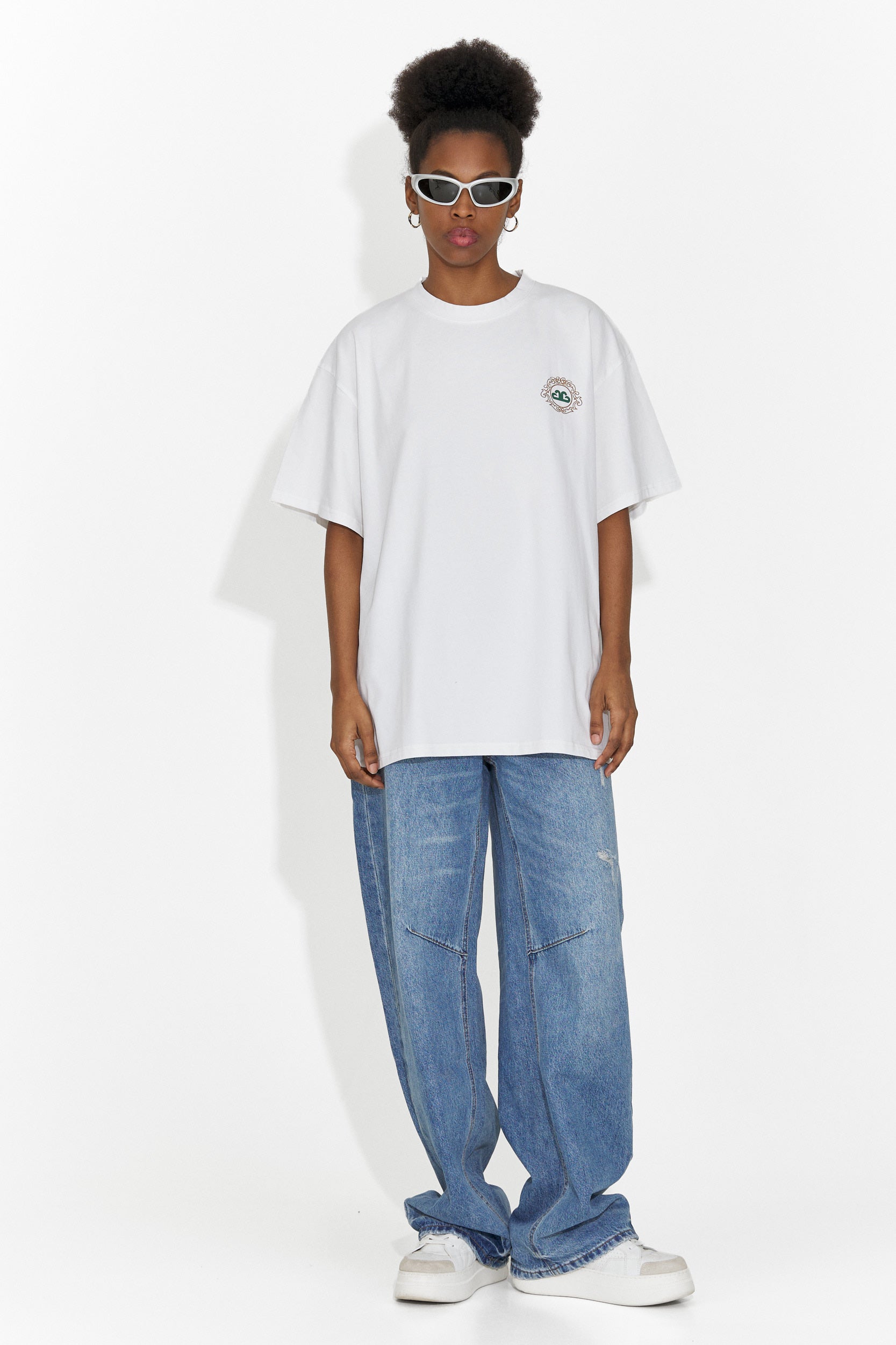 T-shirt blanc décontracté pour dames Zoenia Bogas