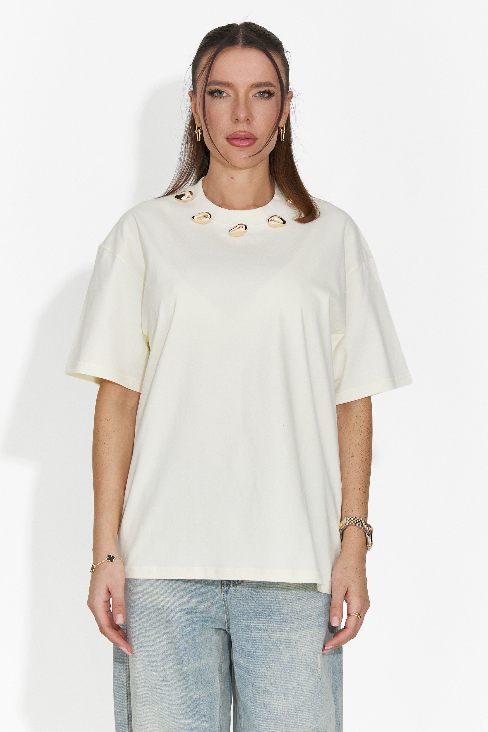 Cristelia Bogas ležérní žluté dámské tričko