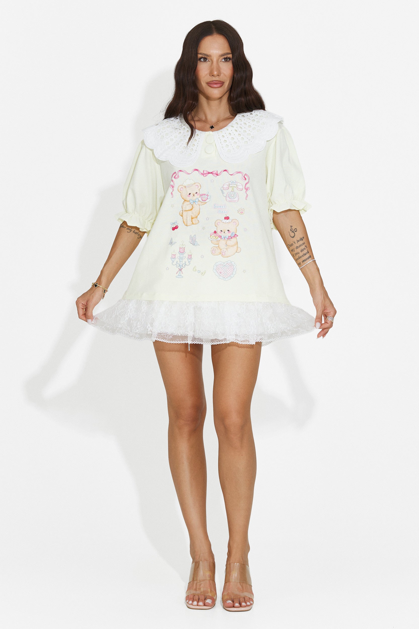 Women's casual yellow t-shirt Olimia Bogas