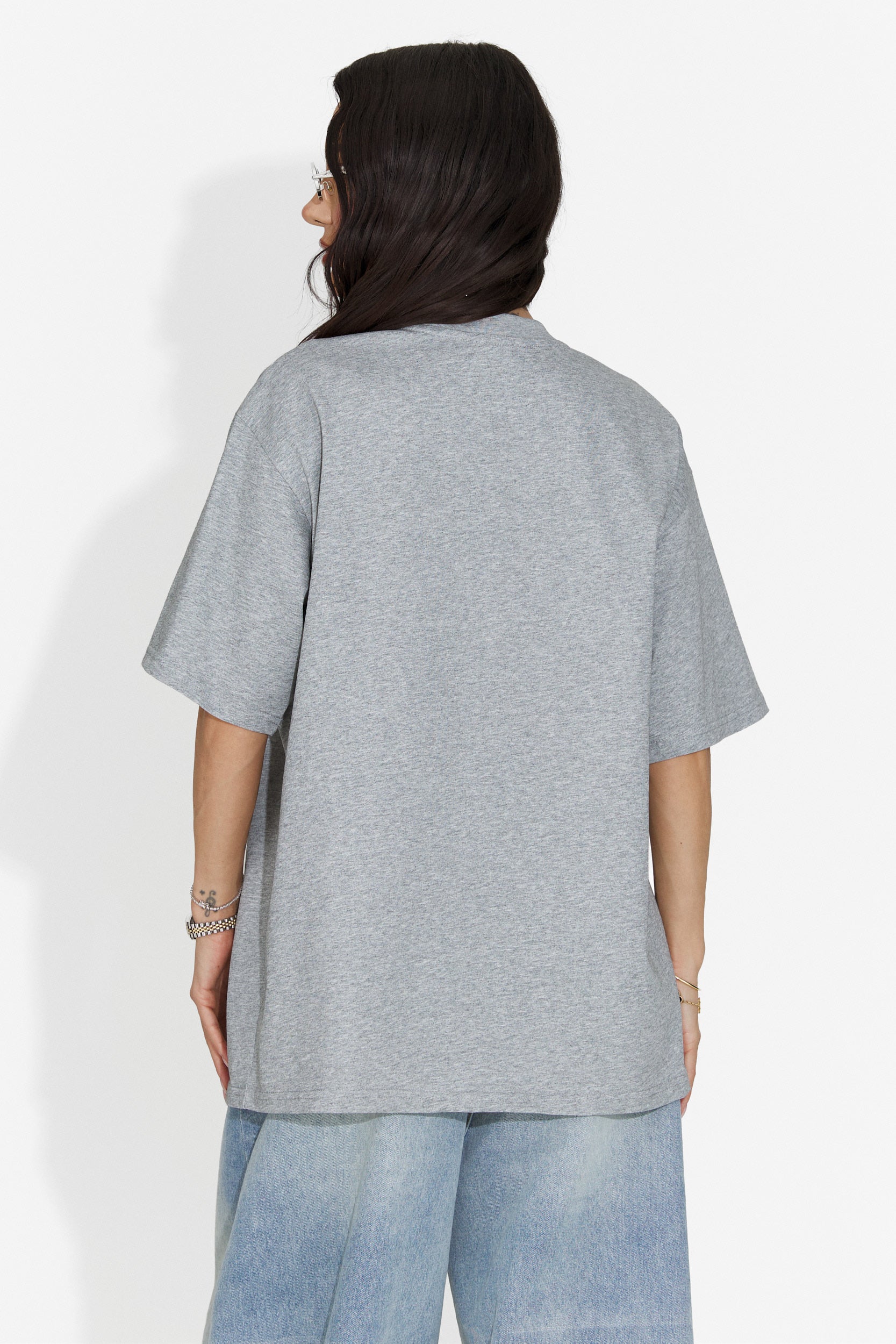 Tricou dama casual gri Kohleria Bogas
