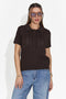 Women's casual brown t-shirt Nerida Bogas