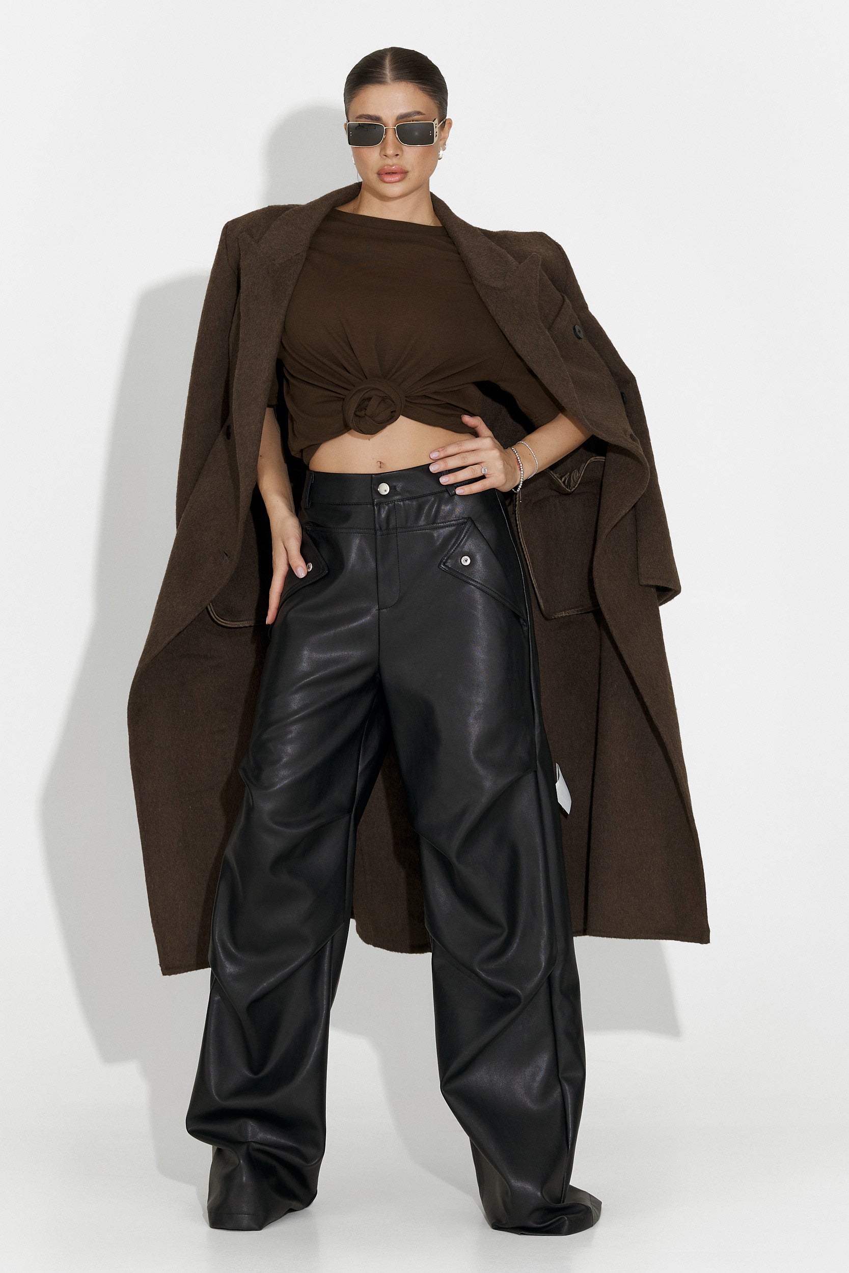 Brun casual dam t-shirt Norelia Bogas