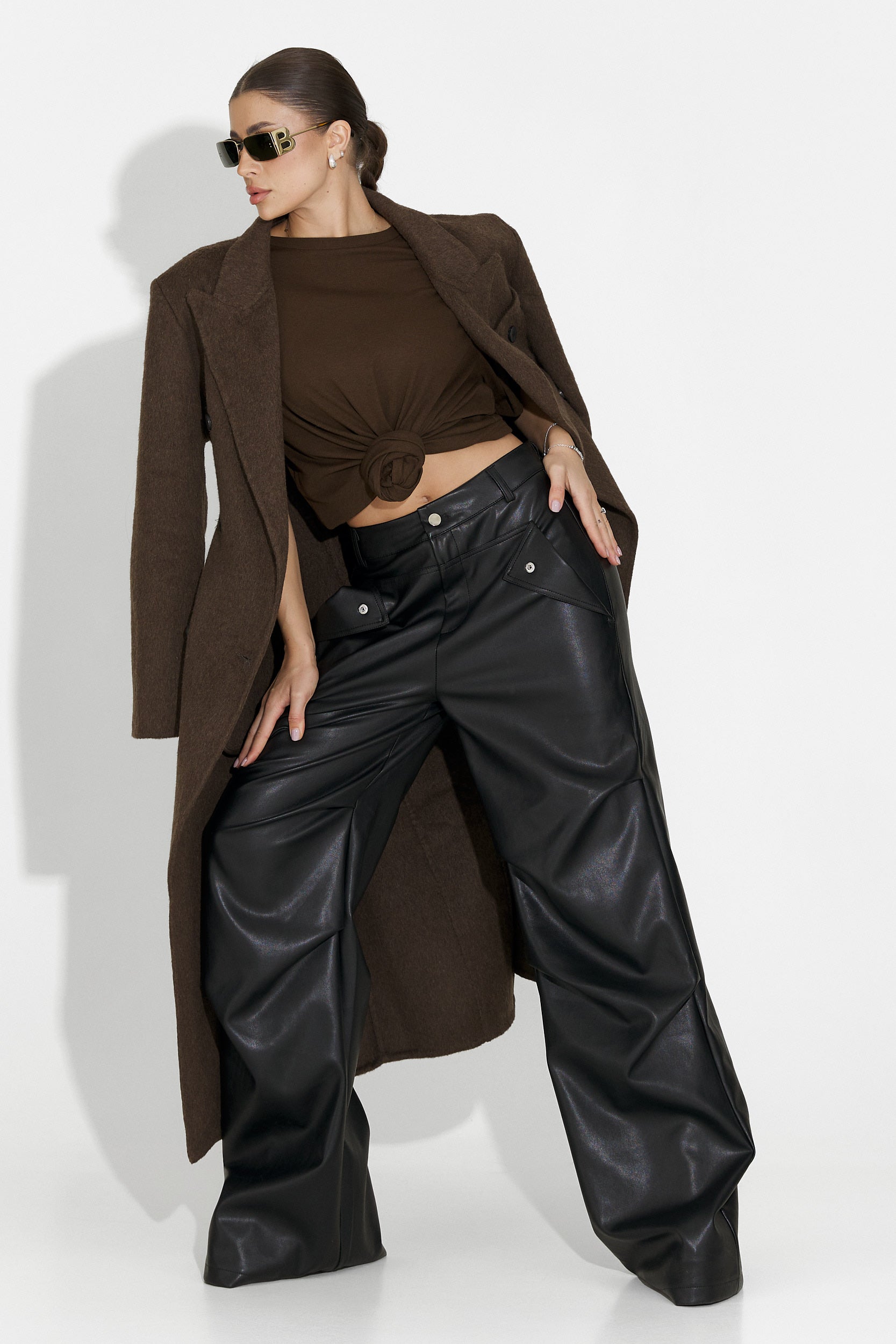 Brun casual dam t-shirt Norelia Bogas