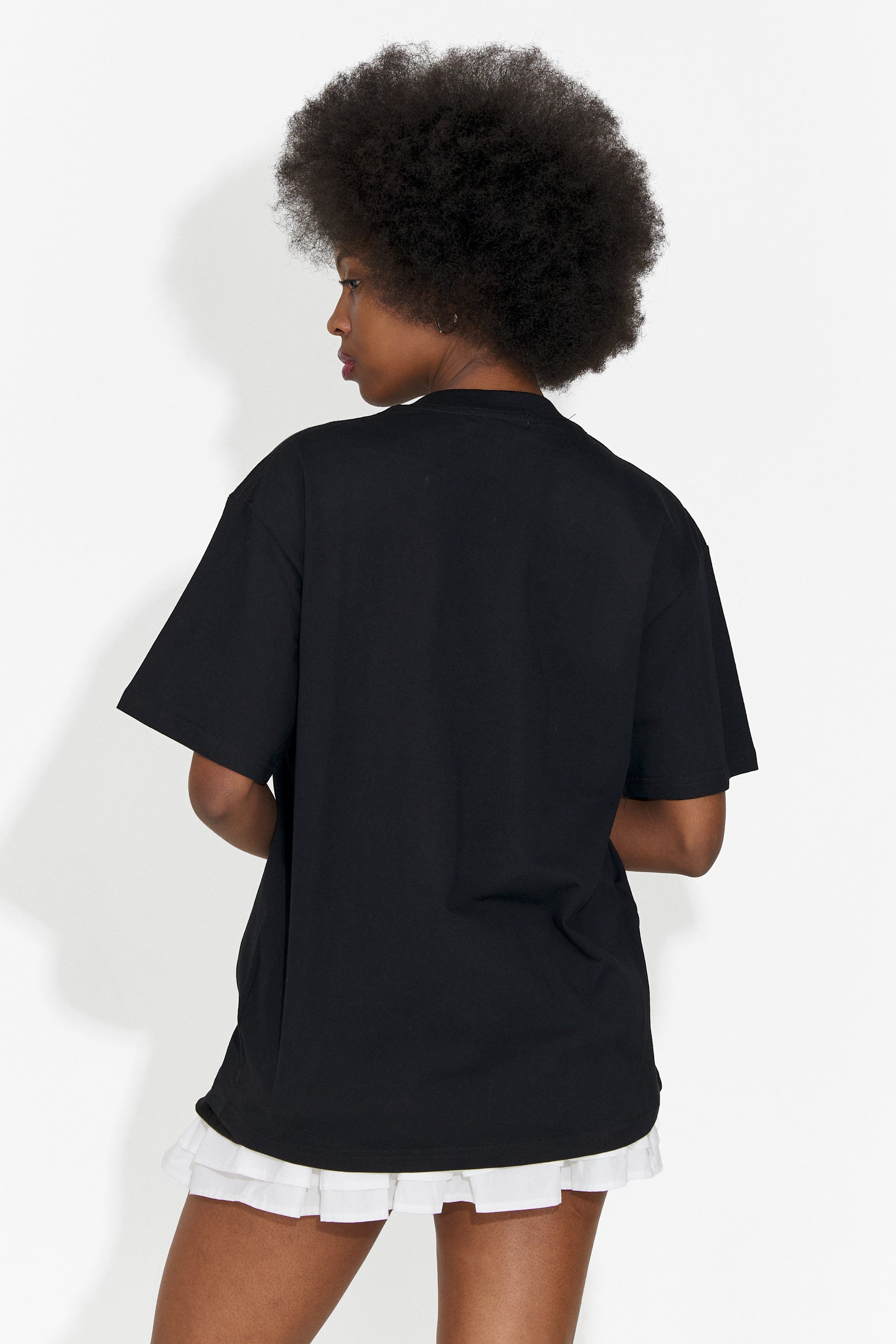 Cristelia Bogas ležérní černé dámské tričko