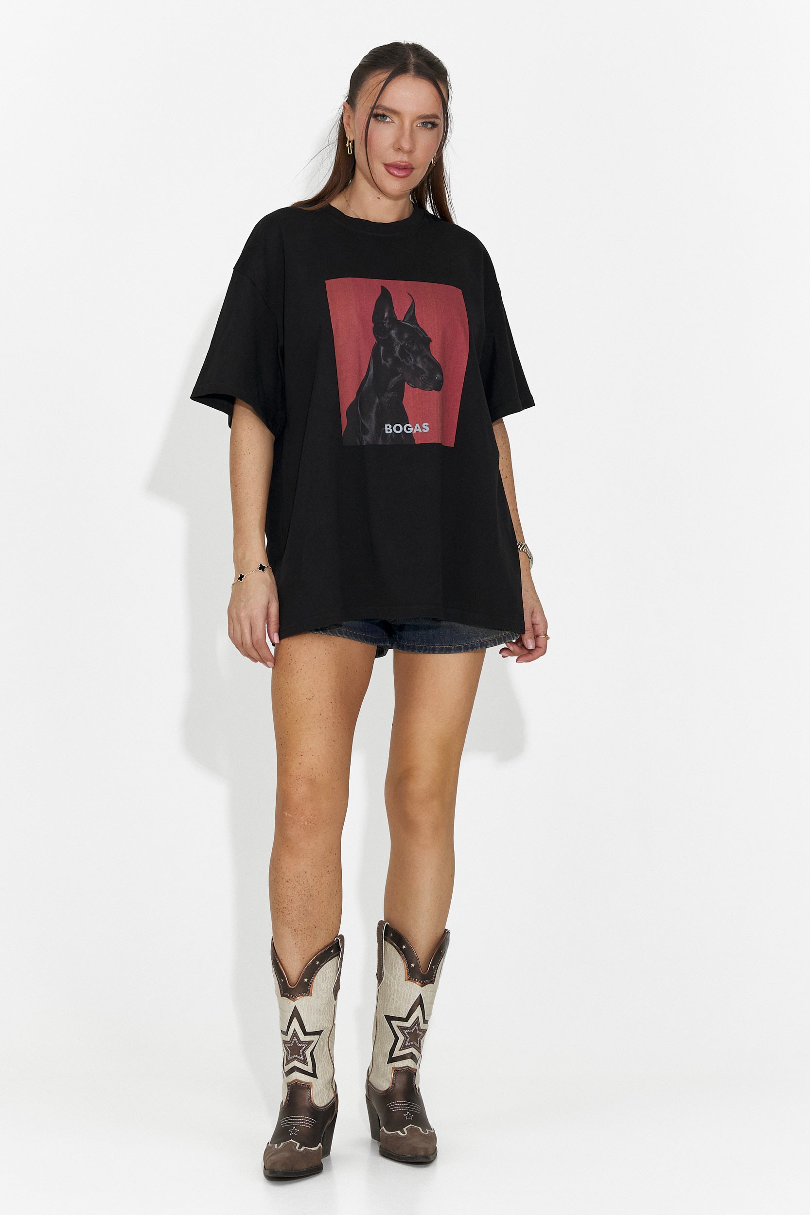 Solenia Bogas Pohodlné Černé Dámské Tričko