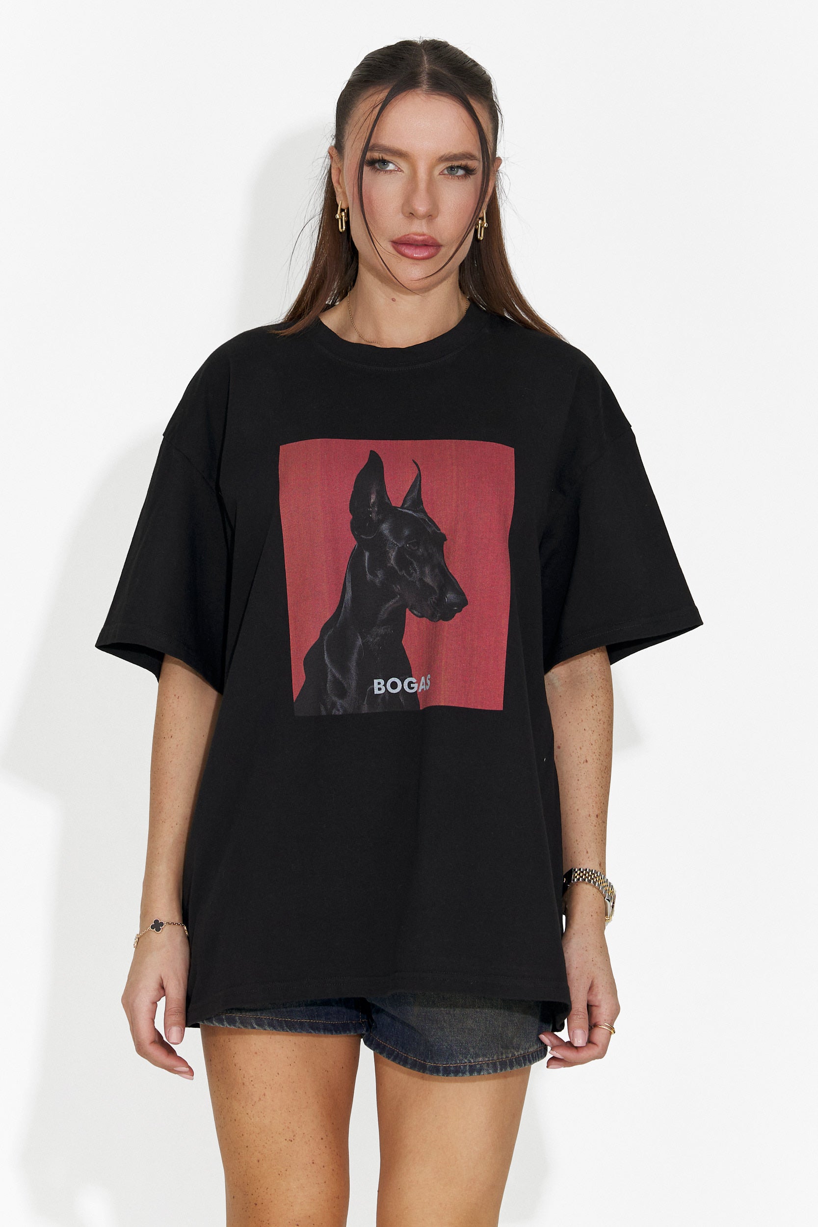 Solenia Bogas Pohodlné Černé Dámské Tričko