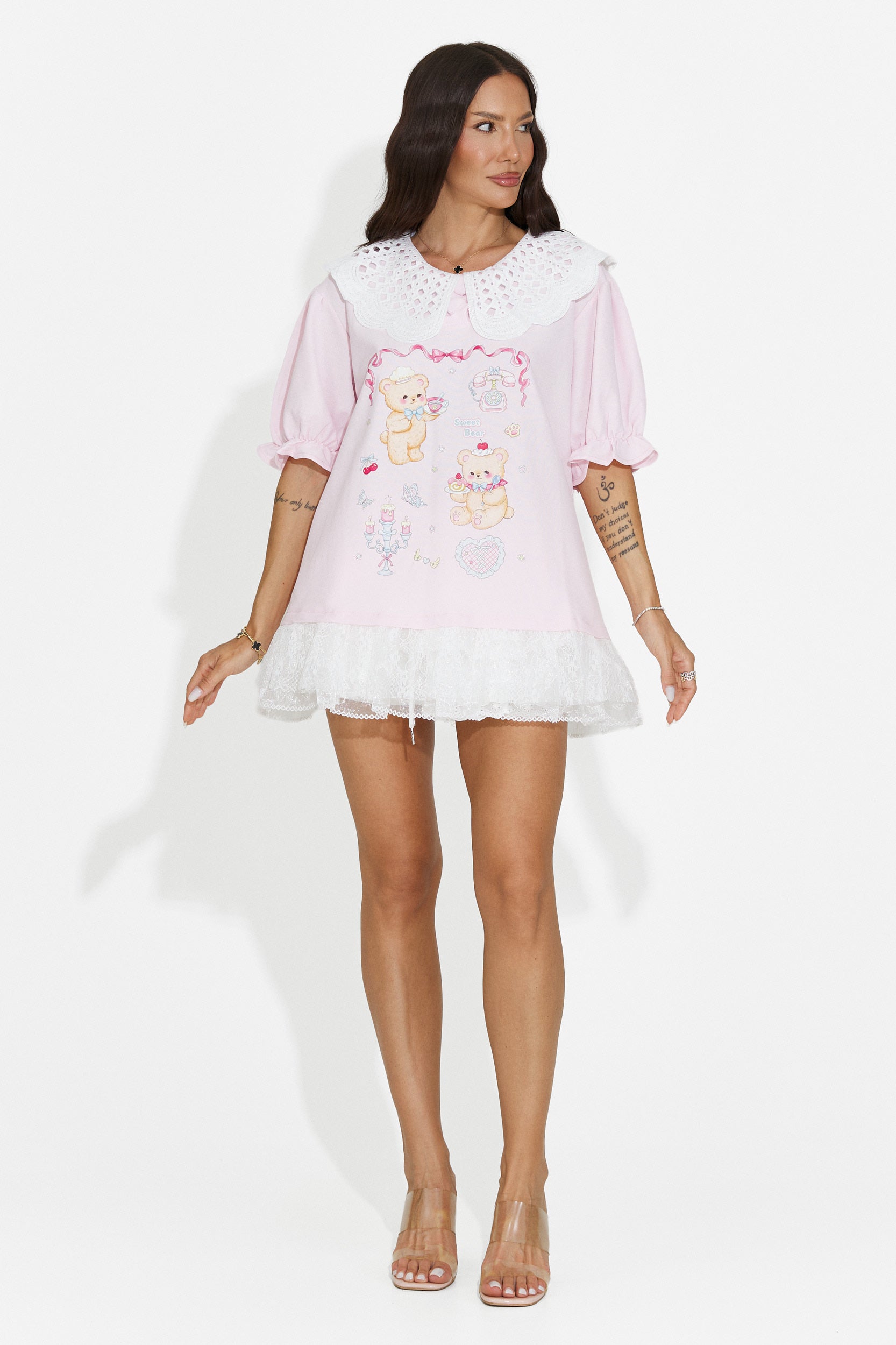 Women's casual pink t-shirt Olimia Bogas