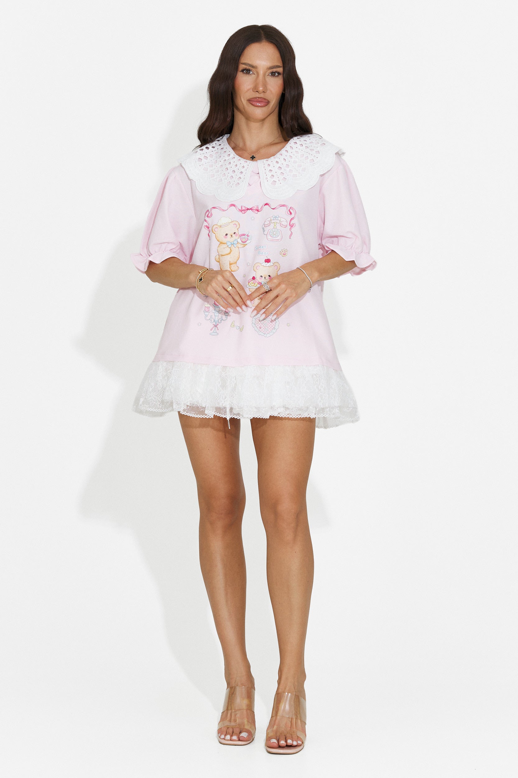 Women's casual pink t-shirt Olimia Bogas