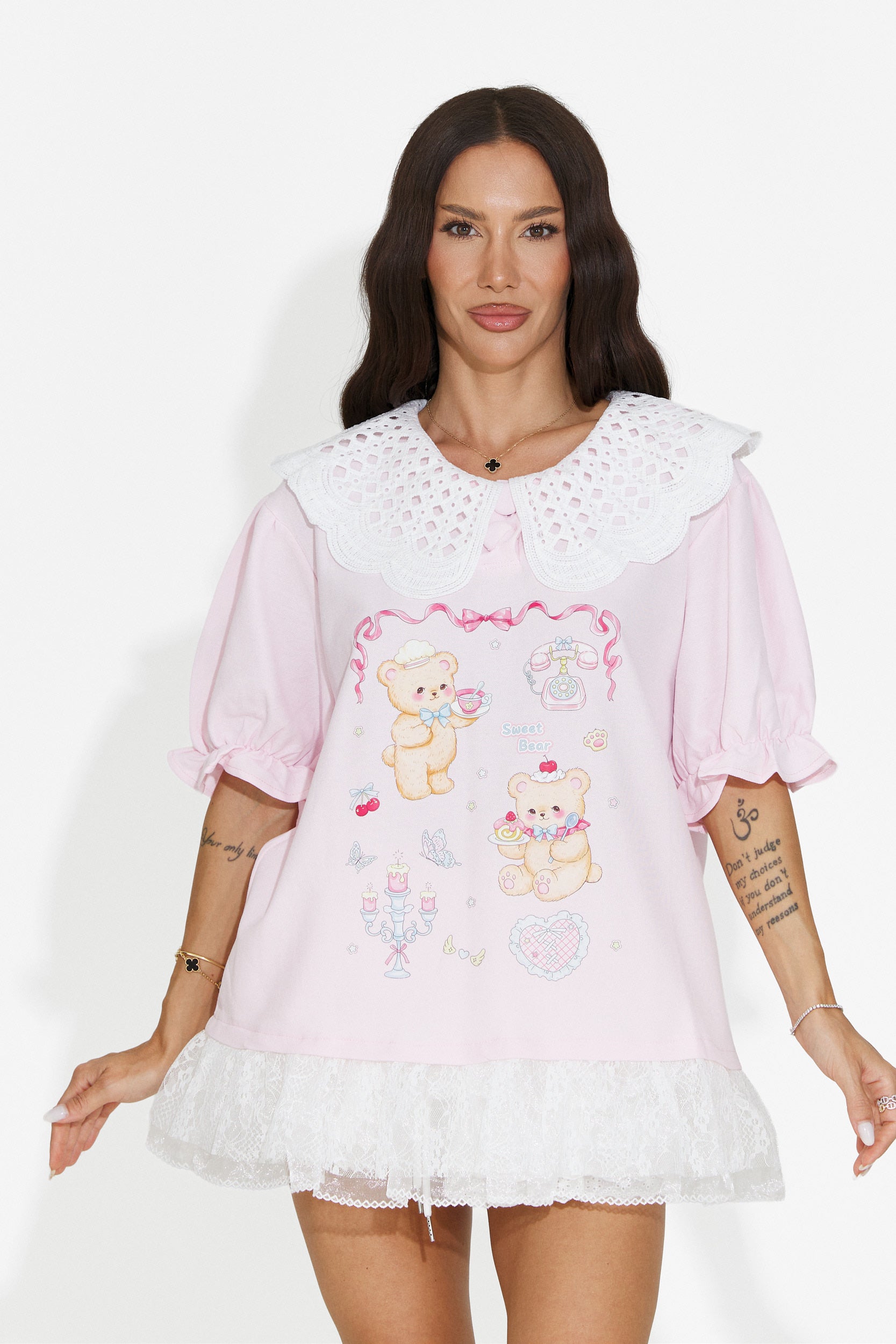 Women's casual pink t-shirt Olimia Bogas