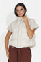 Vesta casual crem Vulrira Bogas