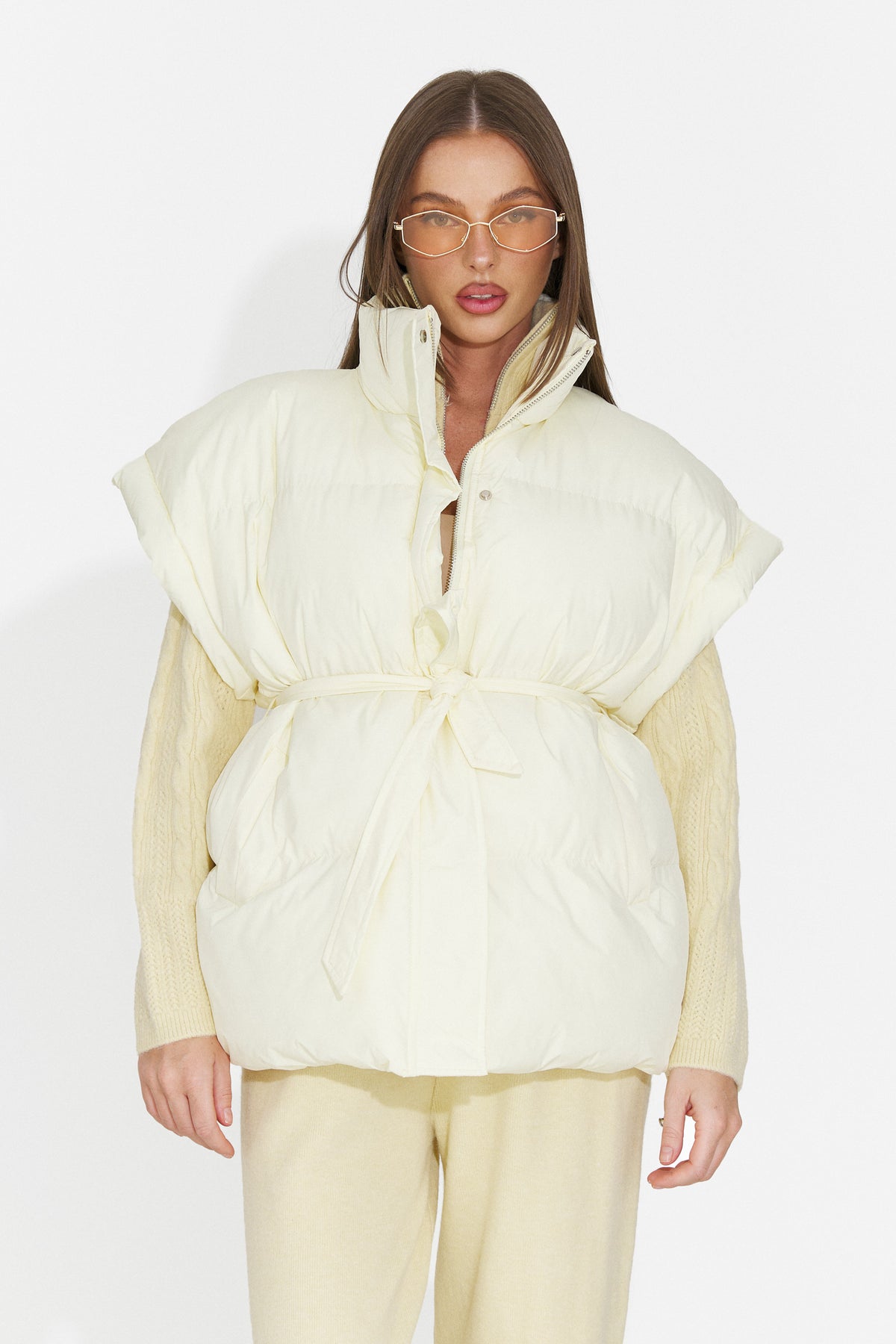 Vesta casual galbena Selitsoria Bogas