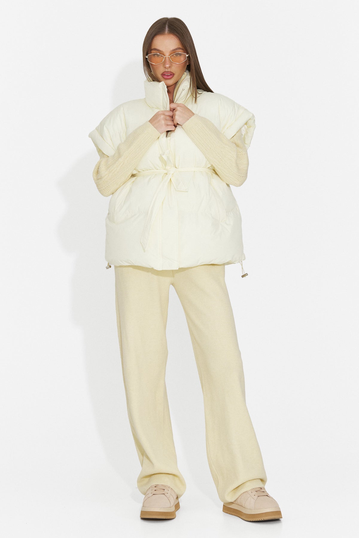 Vesta casual galbena Selitsoria Bogas