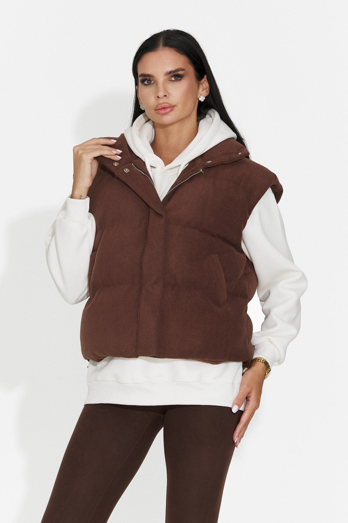 Vesta casual maro Glymzesia Bogas