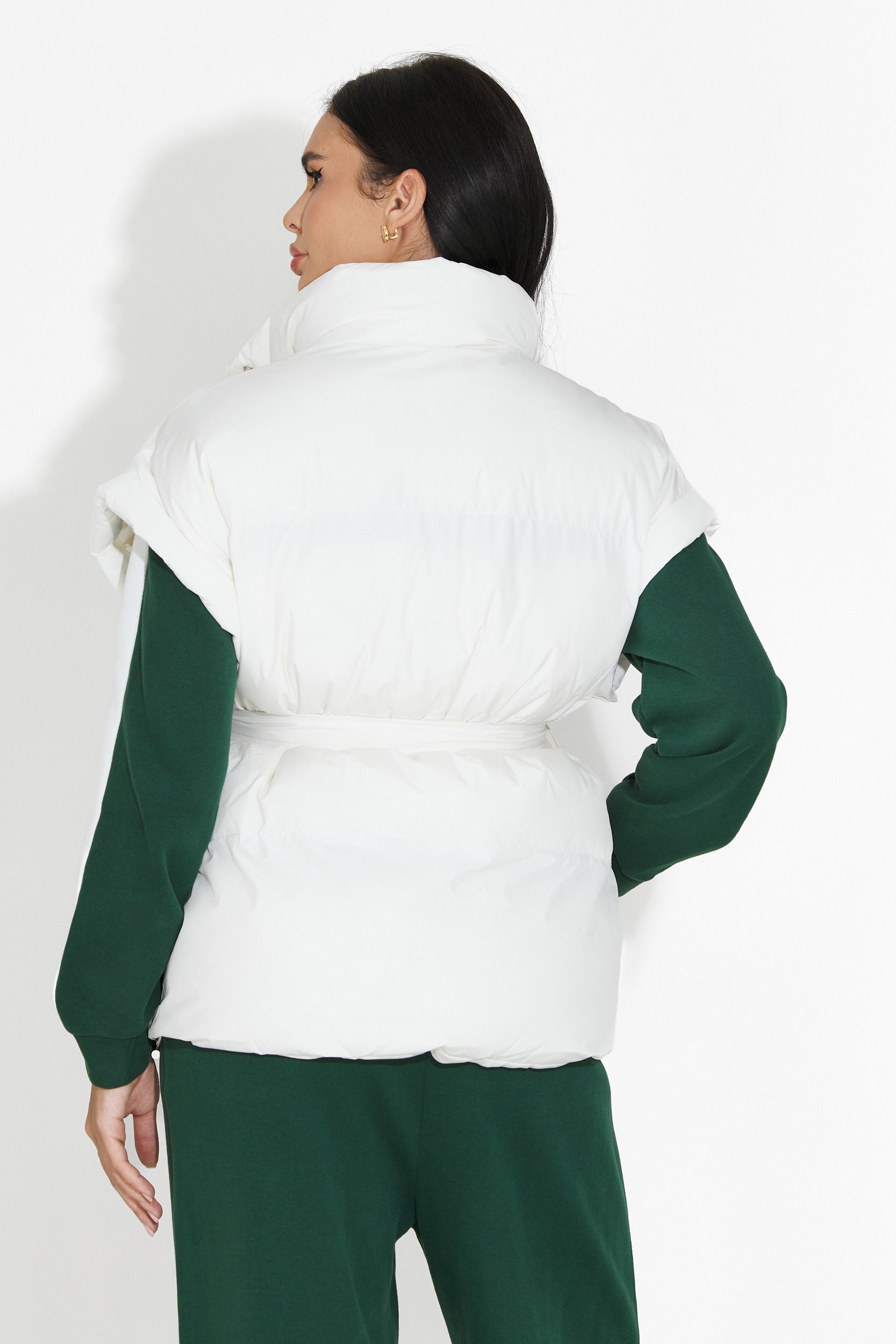 Gilet Blanc Décontracté pour Dames de Denoria Bogas