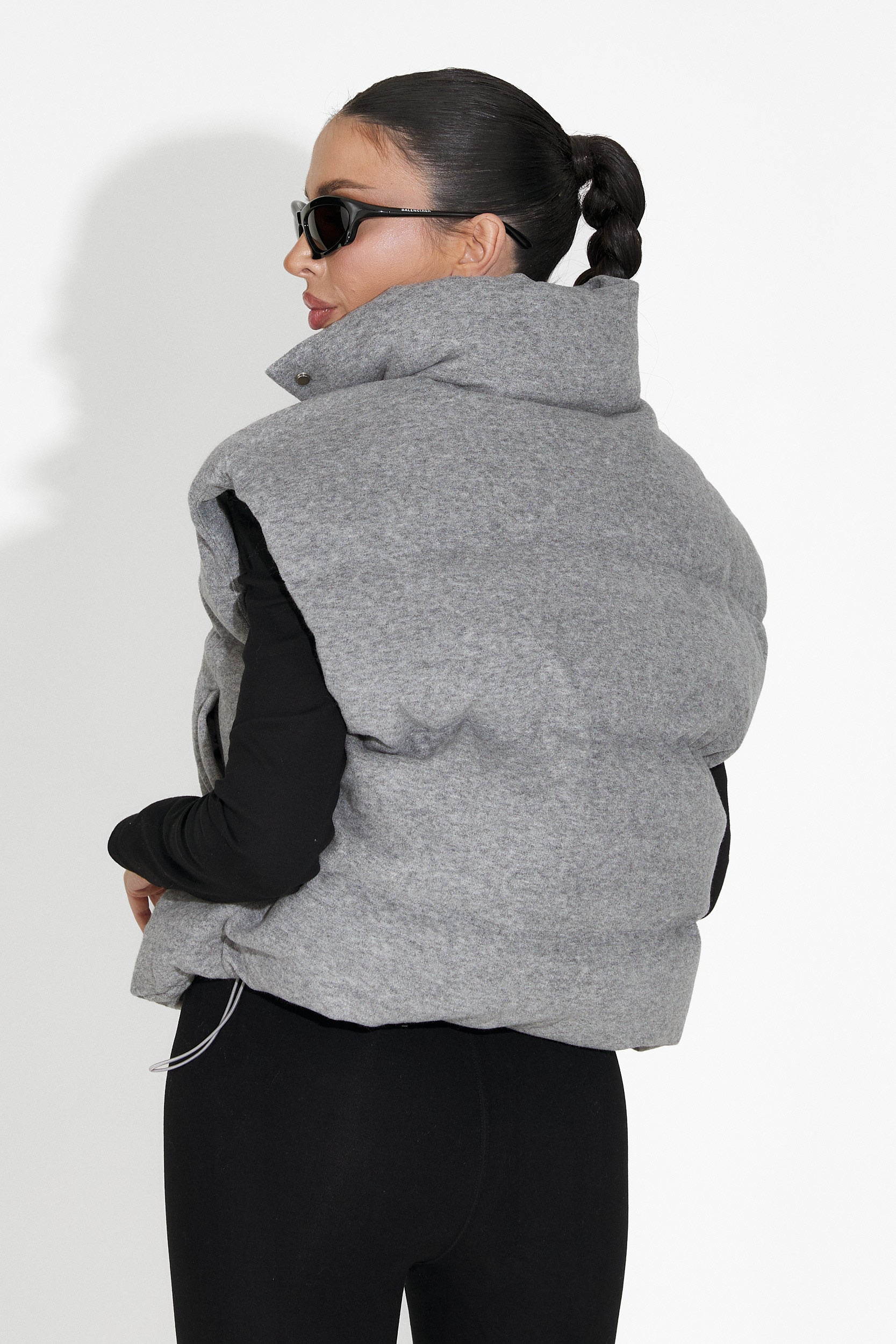 Kamizelka damska casual szara Cendira Bogas