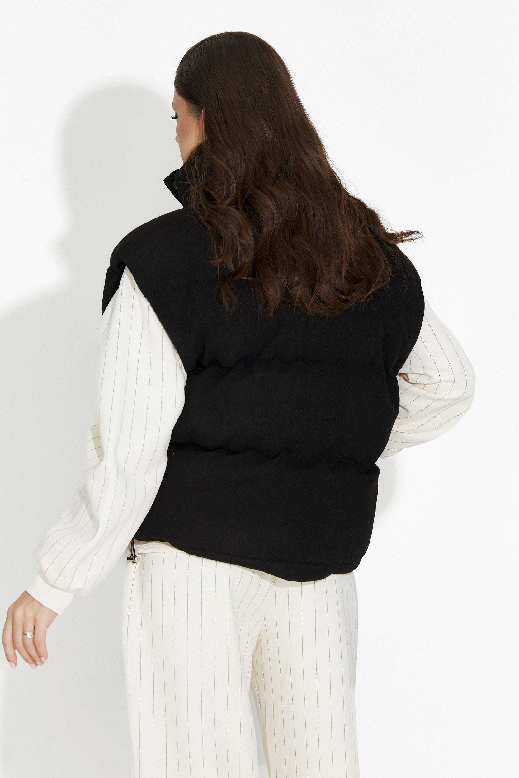 Gilet Décontracté Noir pour Dames de Cendira Bogas