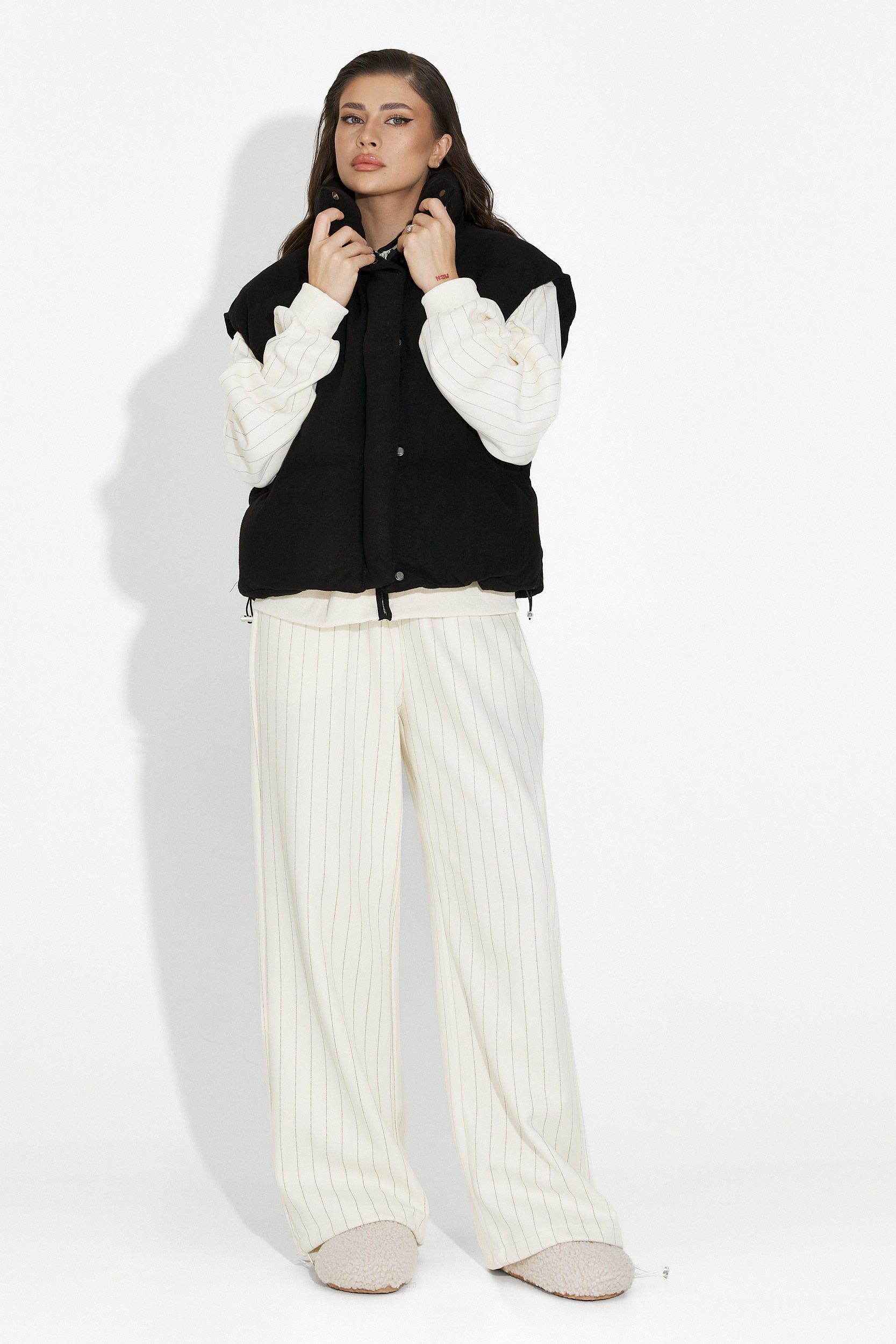 Γυναικείο γιλέκο casual μαύρο Cendira Bogas