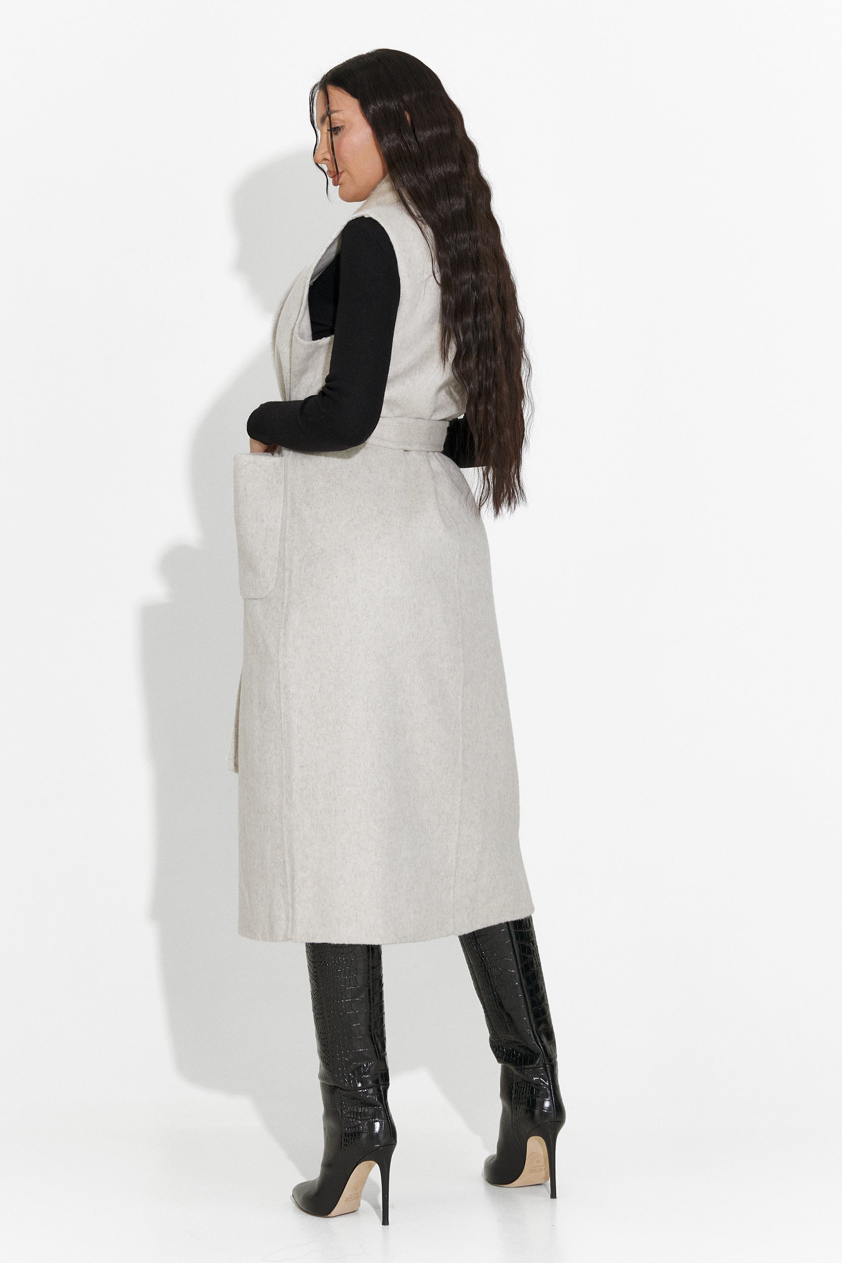 Veste femme élégante beige Brania Bogas