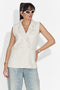 Elegant Cream Meghan Bogas Ladies Vest