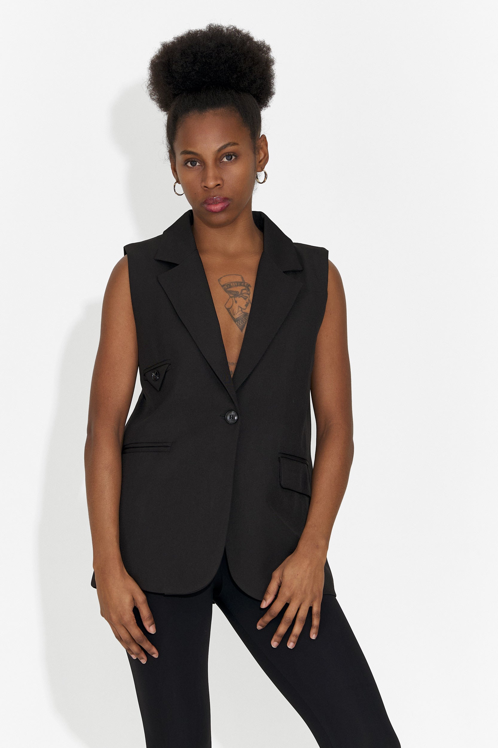 Angila Bogas Elegante Schwarze Damenweste