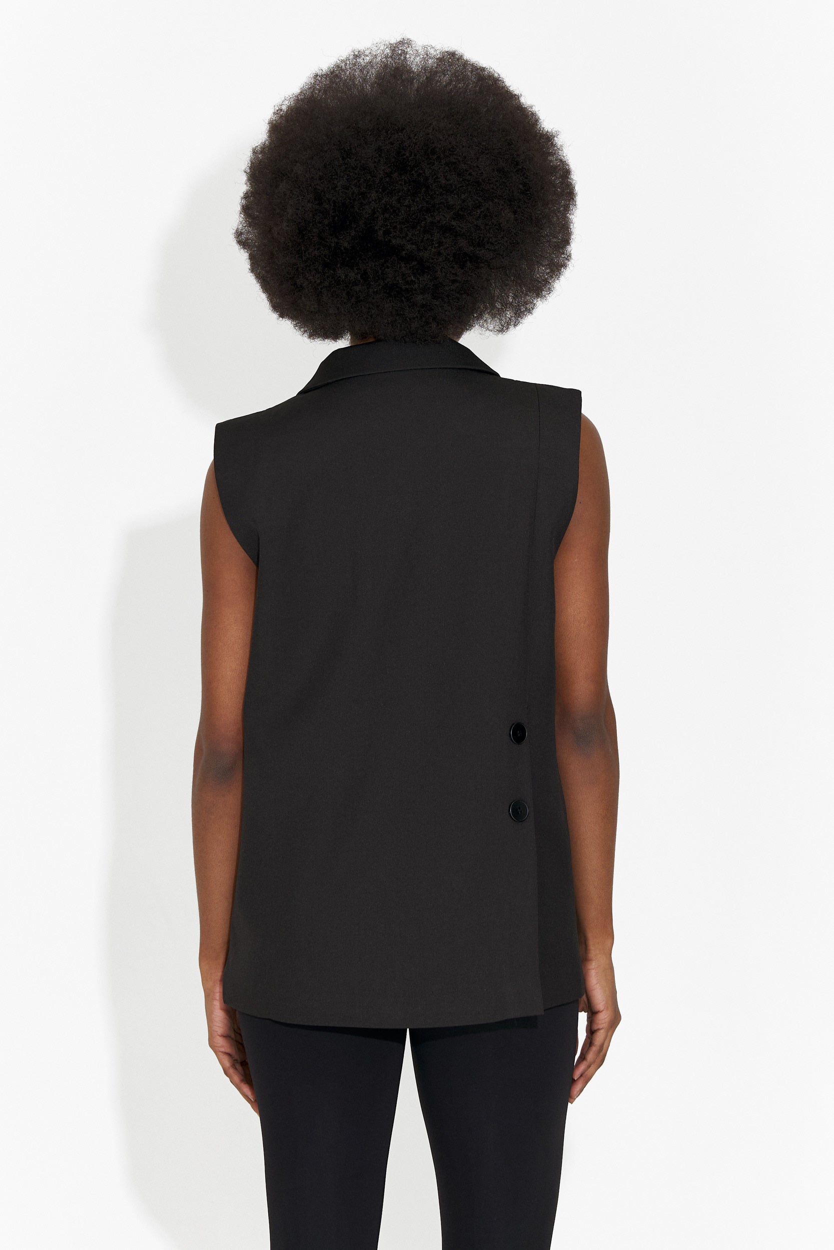 Elegante schwarze Damenweste Ciela Bogas