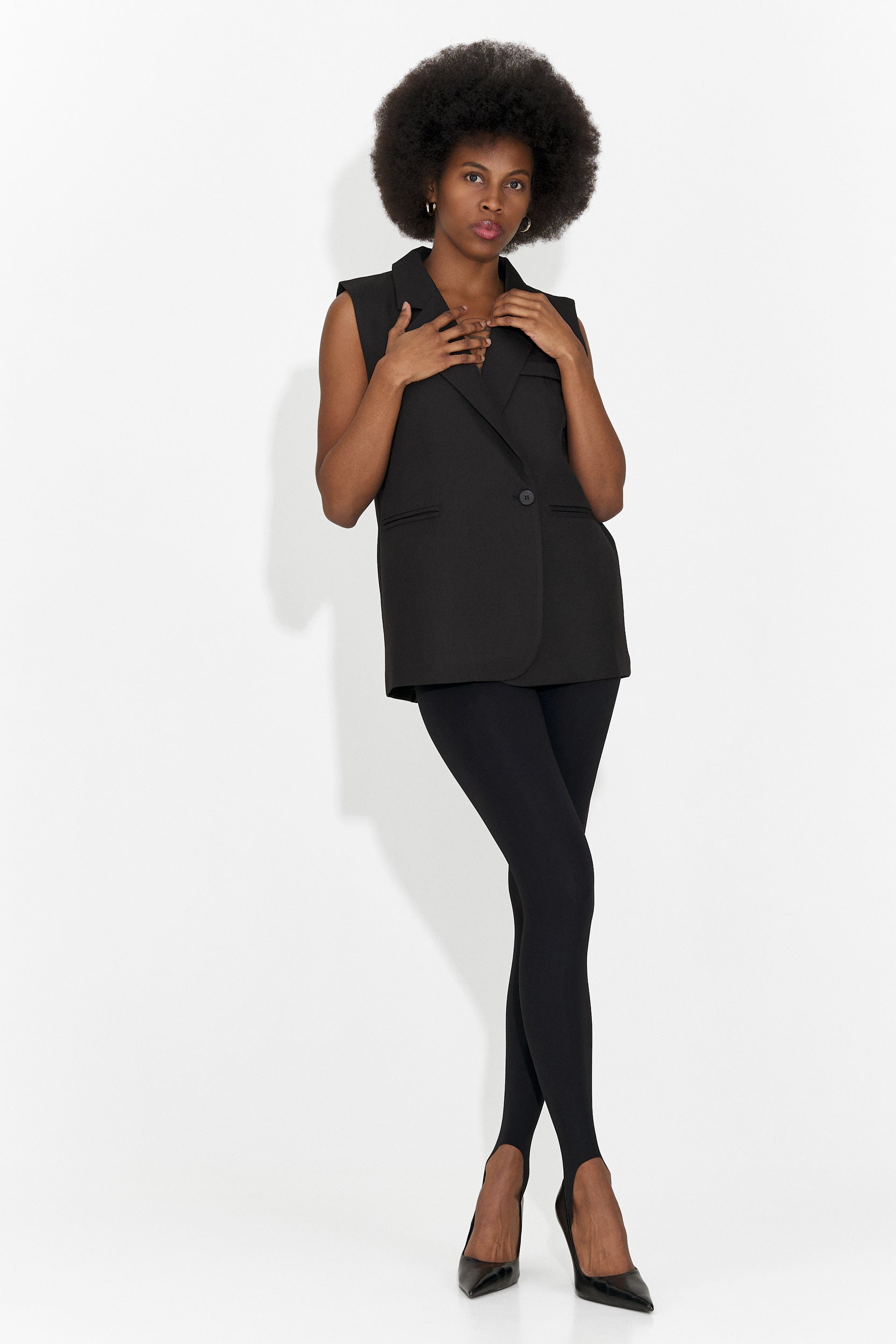 Elegante schwarze Damenweste Ciela Bogas