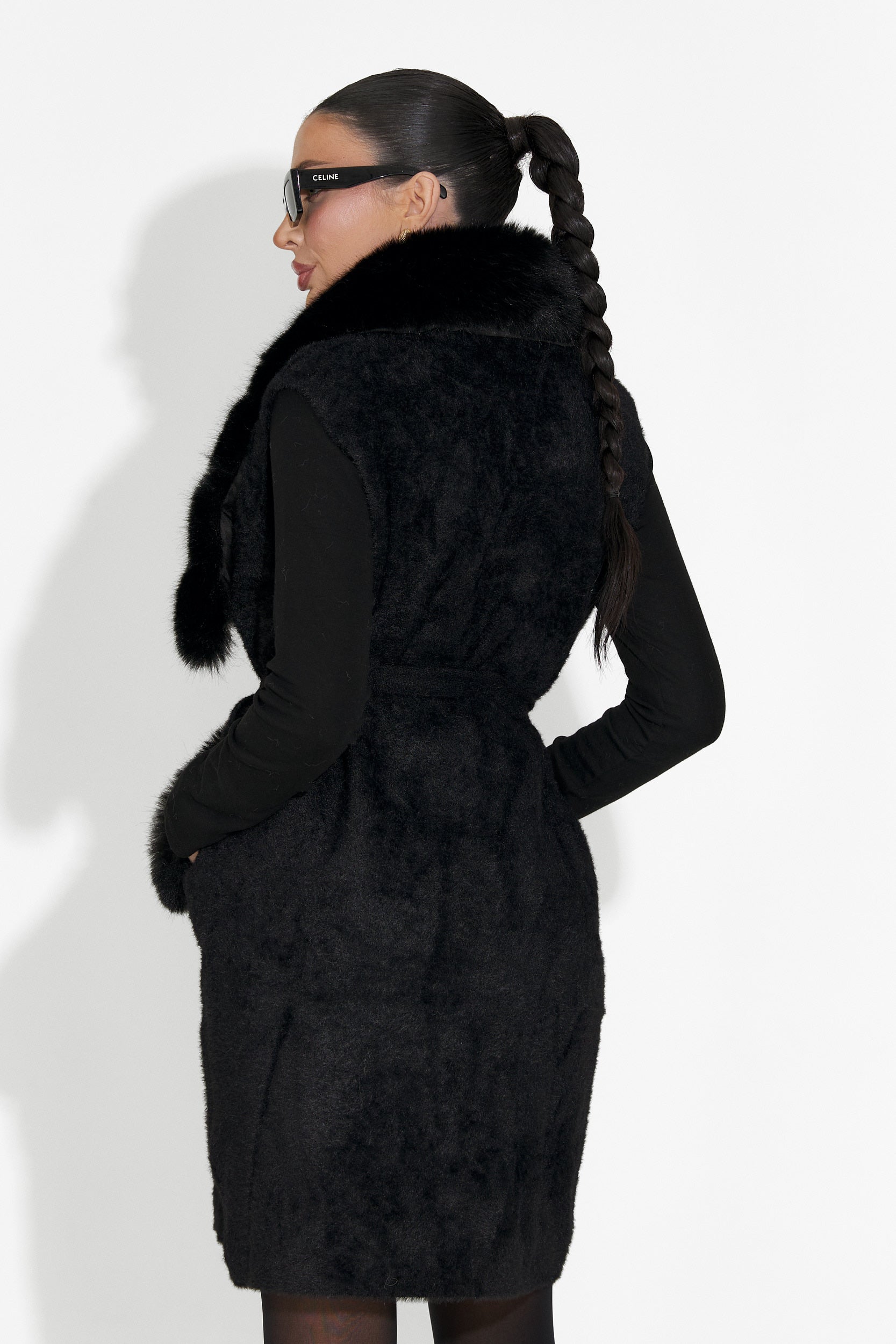 Γυναικείο γιλέκο μαύρο Cloria Bogas