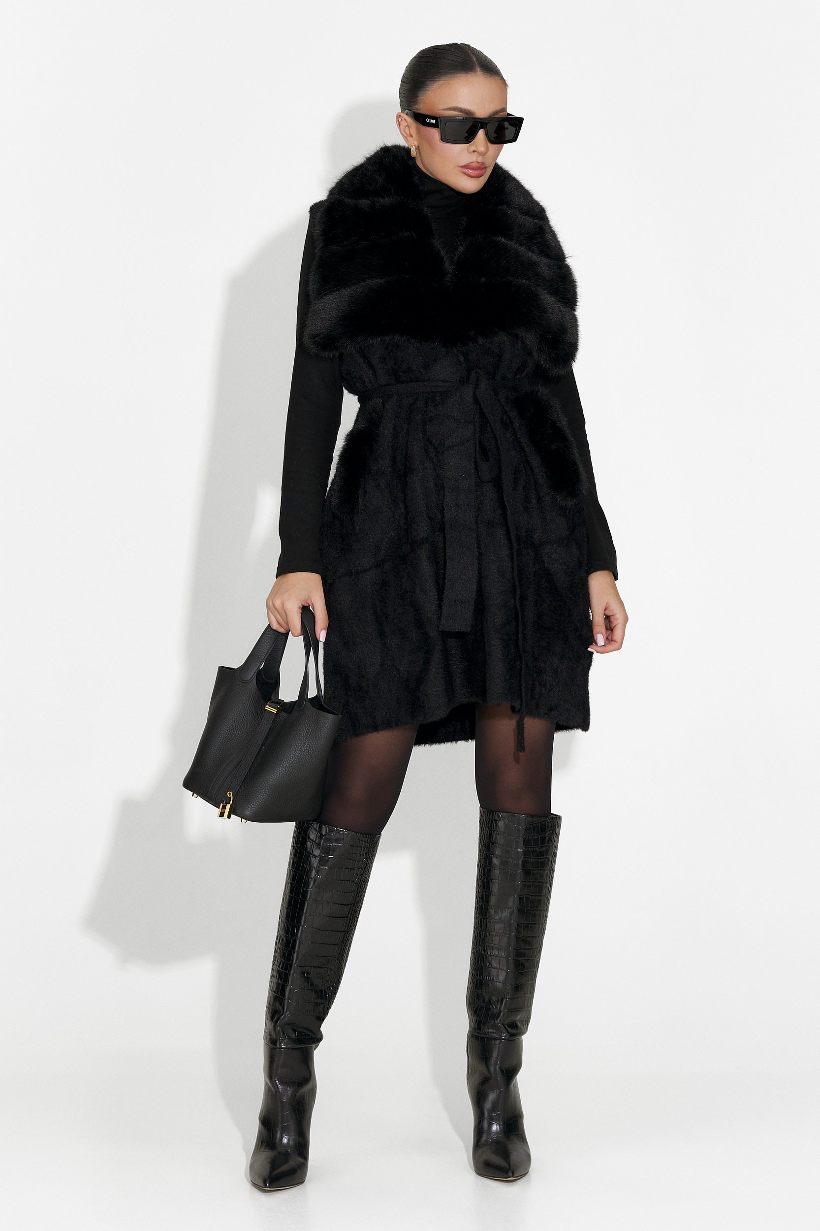 Γυναικείο γιλέκο μαύρο Cloria Bogas