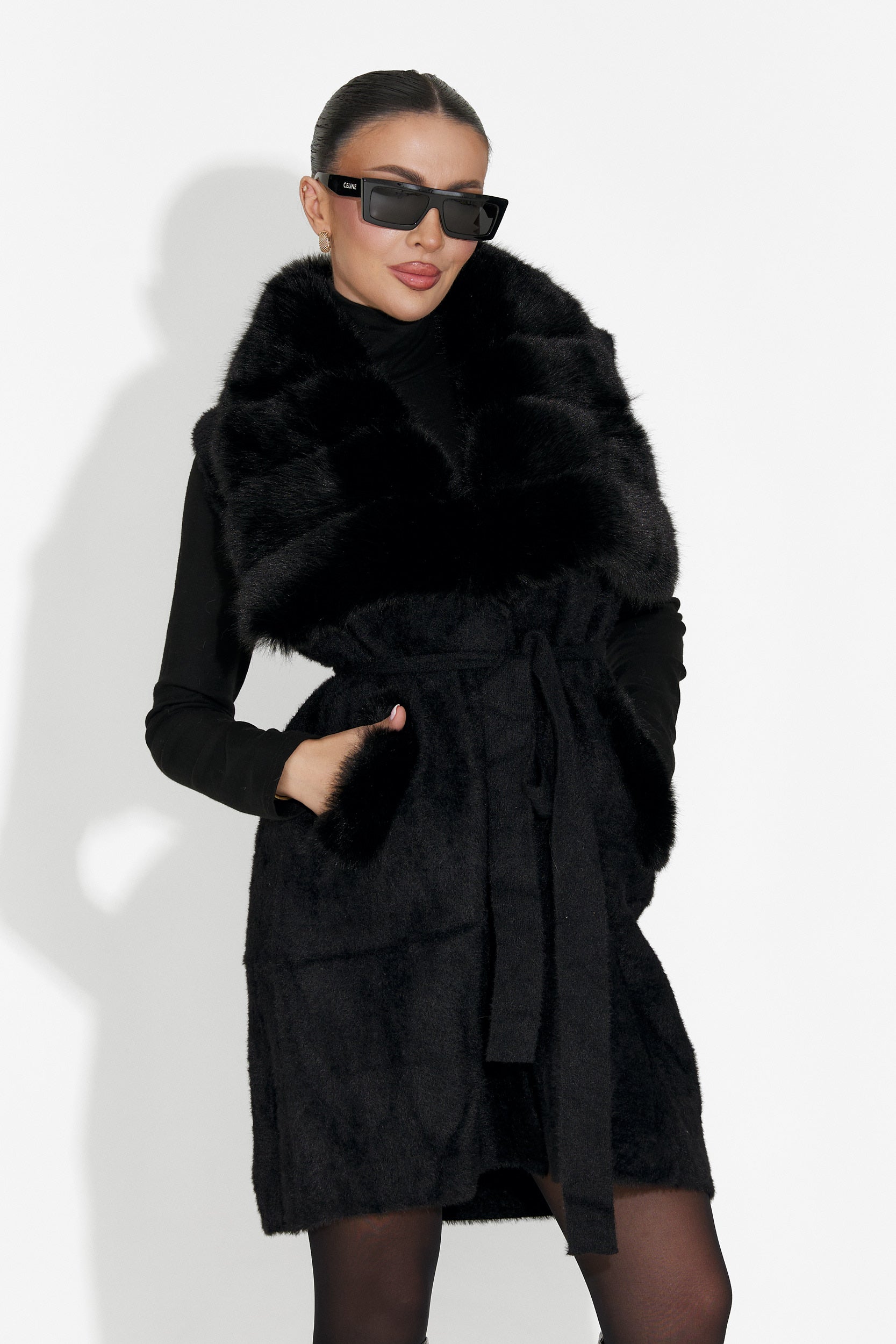 Γυναικείο γιλέκο μαύρο Cloria Bogas