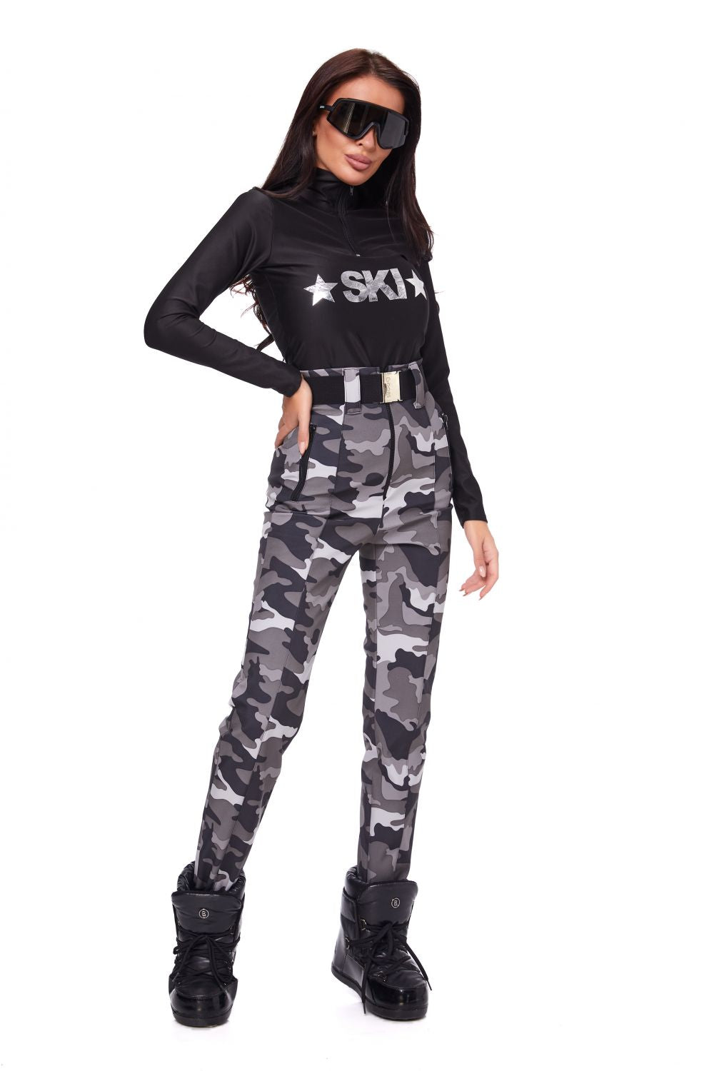 Fabbri Bogas Women's Army Grey Ski Pants